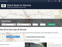 Tablet Screenshot of hotelsnicosia.com